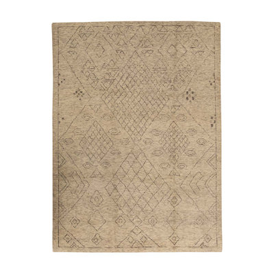 Wool Geometric Area Rug