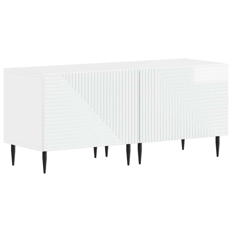 TV Stand for TVs up to 43", High Gloss White