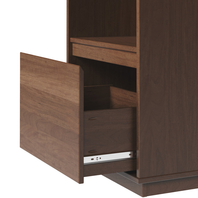 Bibliothèque à quatre tablettes avec tiroir de rangement H 71 "x l 21,8" Azelie