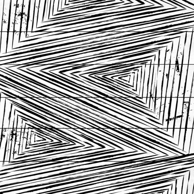 Linear Maelstrom - impression sur bois