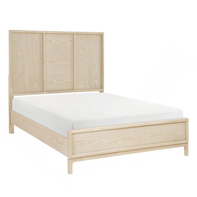 Mobilier de chambre à coucher contemporain à panneau en bois 1pc