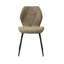 Miko 50cm H Velvet Upholstered Metal Side Chair-432116080