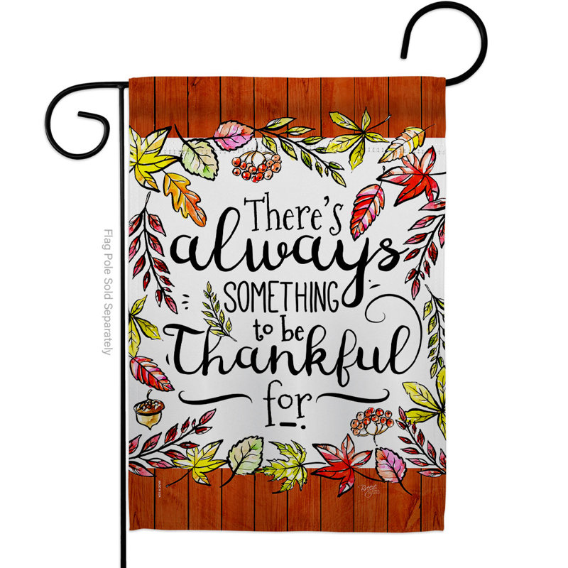 Double Sided 18.5'' H x 13'' W Polyester Garden Flag