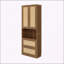 Versatile 2-Door Bookshelf with USB Port and 3 Drawers for Efficient Storage-37095437
