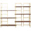 Étagère à livres en métal H 47,25 po x l 31,5 po Alecto