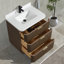 Ensemble de meuble-lavabo simple 30 po avec plateau en quartz Calamigo-1609172635