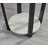 Contemporary Round End Table With Shelf,
