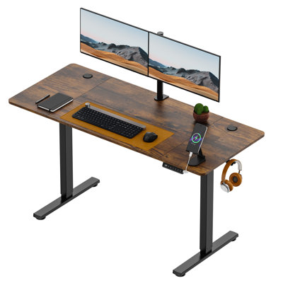 Adjustable Height Steel Standing Desk
