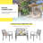 Arantxa 4 Piece Complete Patio Set-2109962303