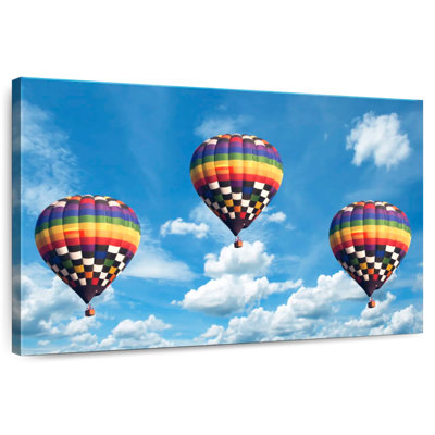Triple Hot Air Balloons