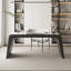 70.87" Beige-white + Black Rectangular Manufactured Wood with 3 drawers Desk-109764076