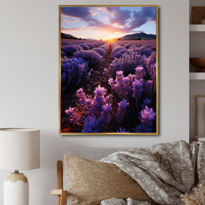 «French Provencal Lavender Fields III - France», reproductions d'art mural