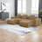Modular U-Shape Sectional Sofa With Movable Ottomans