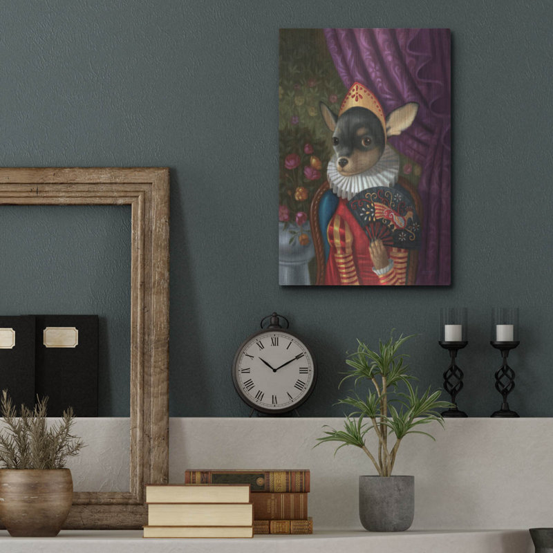 Trinx «Violeta Avant Triomphe» par Gina Matarazzo, art mural en métal, H 16 po x l 12 po