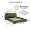 Mobilier de chambre à coucher rond vert Olive-1964894684-1964894686