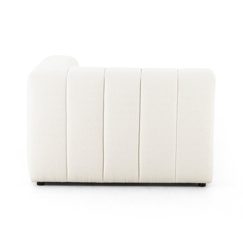 Channeled Laf Chaise Piece, Right Hand Facing, Fayette Cloud