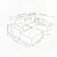 Canapé modulaire en forme de U de 104 pouces avec poches modulaires en U-1905695623