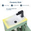 Ensemble de meuble-lavabo mural 18 po Green Modern