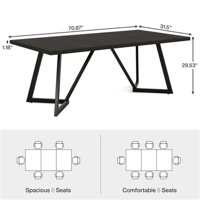 Contemporary Dining Table (Not Including Chair)