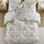 Ensemble d'édredon surdimensionné en satin de coton 6 pièces Cal King