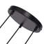 3 - Light Matte Black Cylinder Pendant