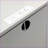 Set of 2 Modern White 3-Drawer Nightstands with Charging Station-123403222
