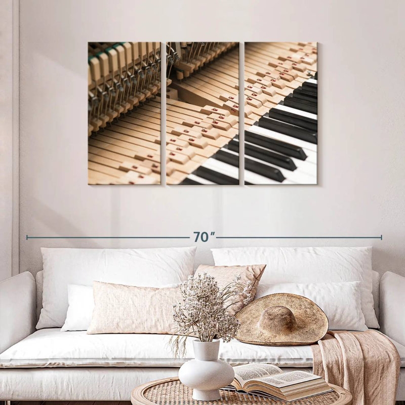 Abarca Old School Piano, 28" H x 45" W