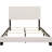 Upholstered King Bed In Finish, Nailhead Trim For A Classic Look, Plywood And Base, Box Spring Needed, Multiple Colors Panel Bedroom, With Ornamentation, Frame, Required, Different Fabrics
