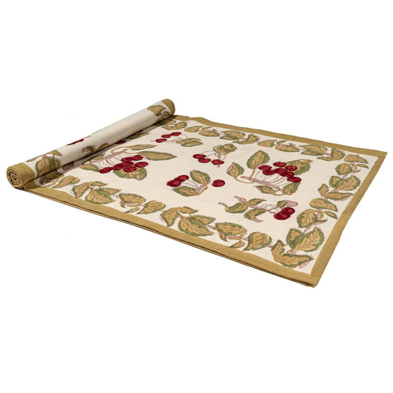 Cherry Table Runner, 16" W x 90" L
