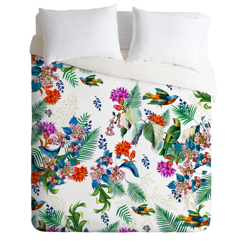 Ensemble de housse pour couette Juliana Curi, Housse de couette pour grand lit et 2 taies décor