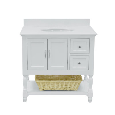 Hampton 36" Single Bathroom Vanity Set