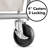Metal Laundry Cart with Wheels-93142573