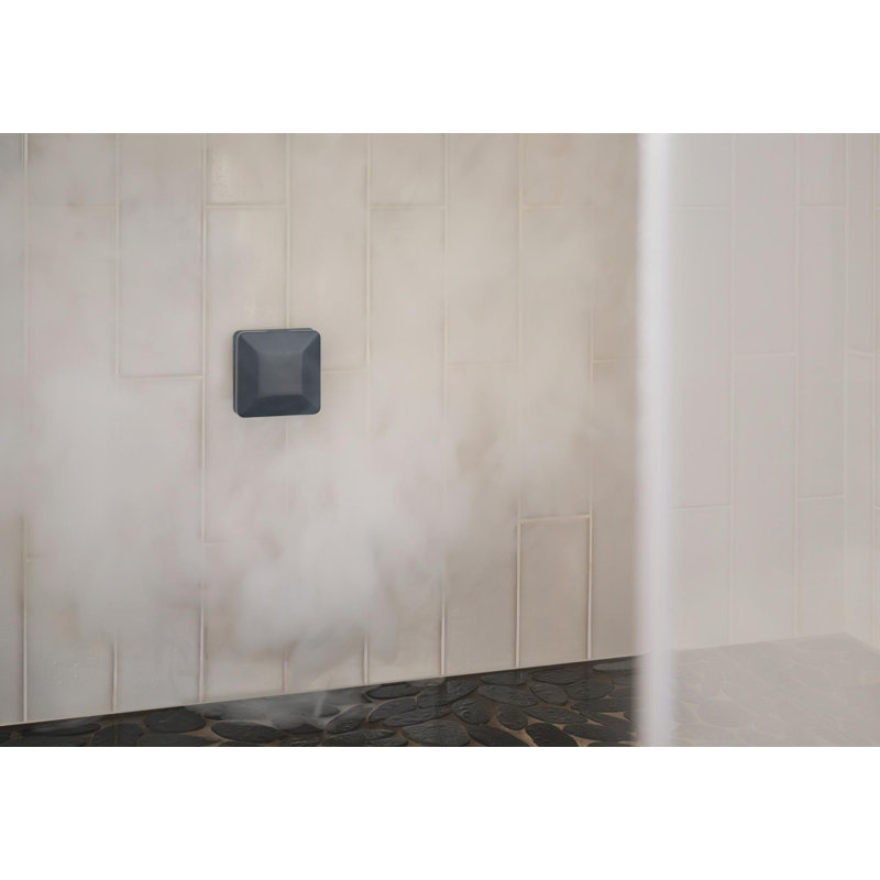 Matte Black 7.5kW Steam Shower Generator with Digital Control