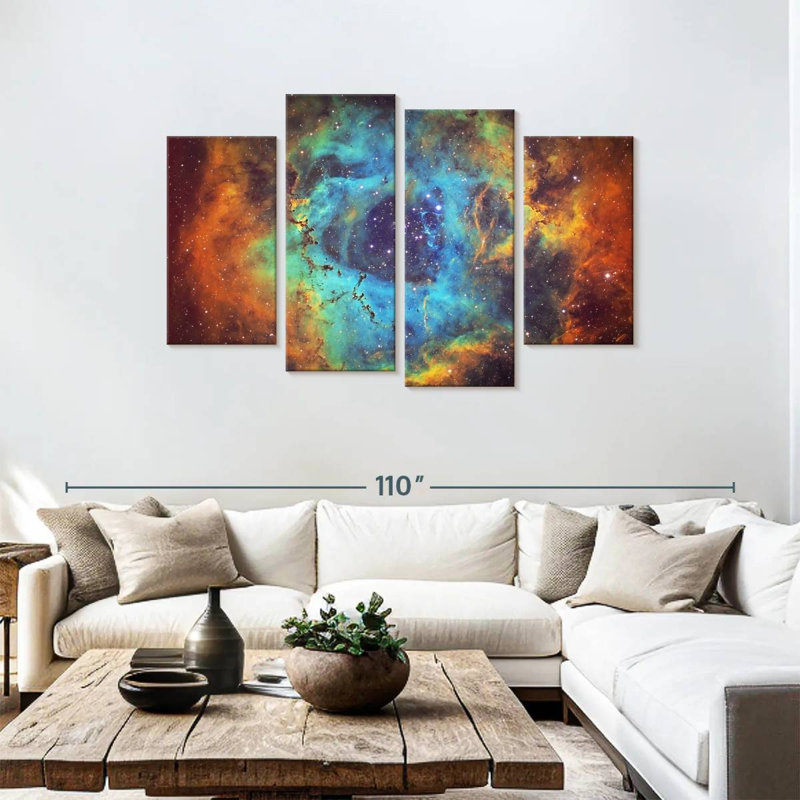 Oberle Celestial Nebula, 48" H x 75" W