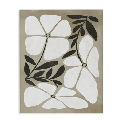 Boho Flowers Trio Canvas, design by Victoria Barnes