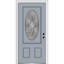 Petite porte d'entrée pré-suspendue ovale en fibre de verre 2 panneaux Grace-1987408876-1987408872
