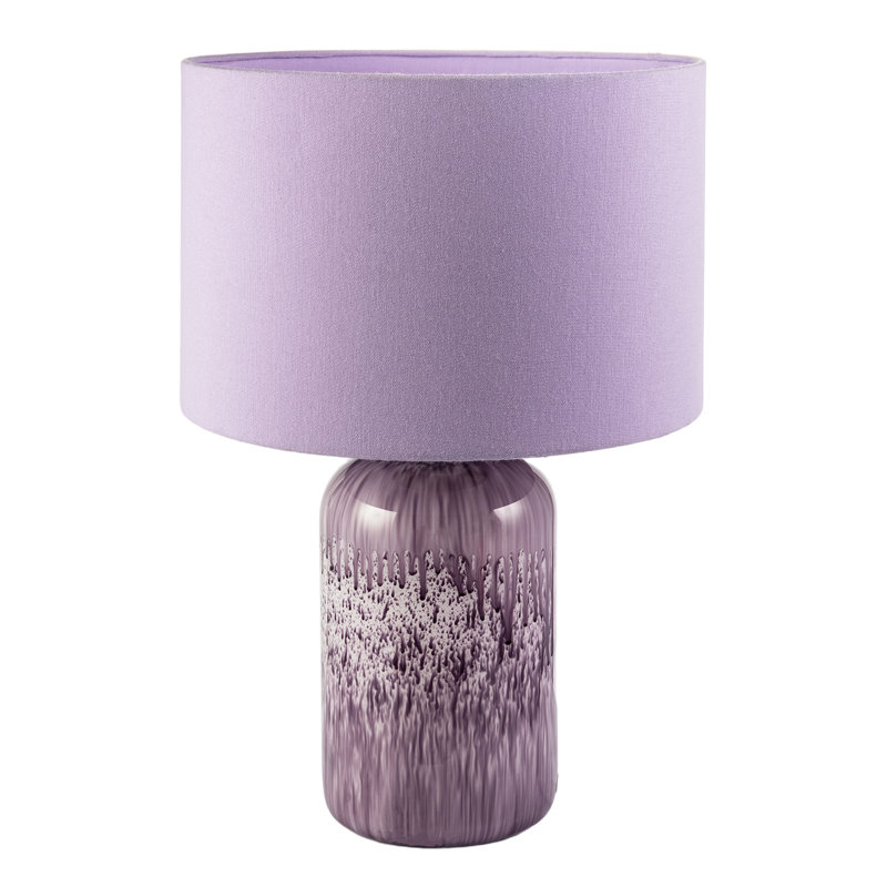 Glass Table Lamp, Lilac, Lilac