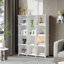 Storage Organizer Storage 12 Cube Bookshelf DIY Pla...