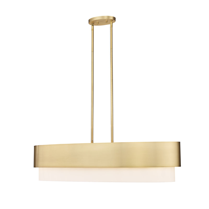 Oliviu 5 - Light Dimmable Geometric Chandelier, Modern Gold