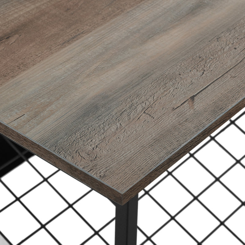 Banc de rangement pour chaussures Kleist, Gris délavé