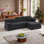 Canapé modulaire en L à dossier haut en L 80 po x 65 po x 38 po-557451908