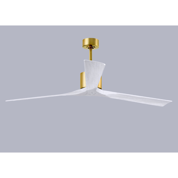 Nan XL 72" Ceiling Fan In Matte White And Matte Black Blades