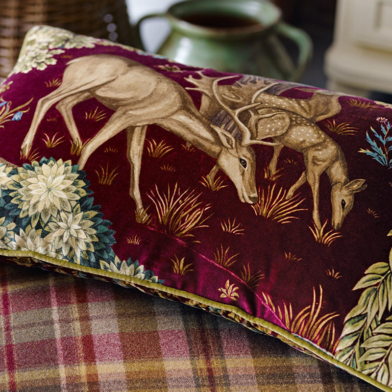 The Brook Fabric, Tapestry Red