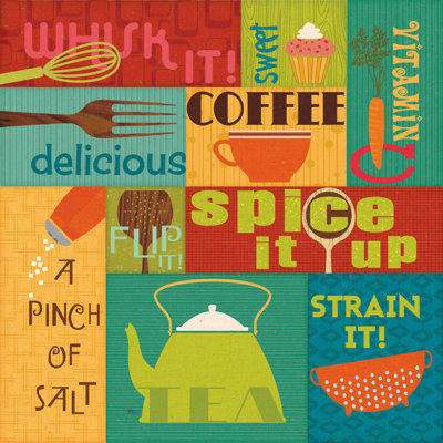 Kitchen It I by Pela Studio - Wrapped Canvas Print