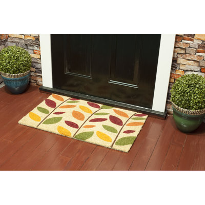 Reichenbach Non-Slip Floral Doormat