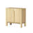 Mid-Century Modern 31.5" Sideboard Buffet Cabinet With Storage, Wood Credenza With 2 Doors And Adjustable Shelves For Kitchen Living Room, Dining Room-128504289