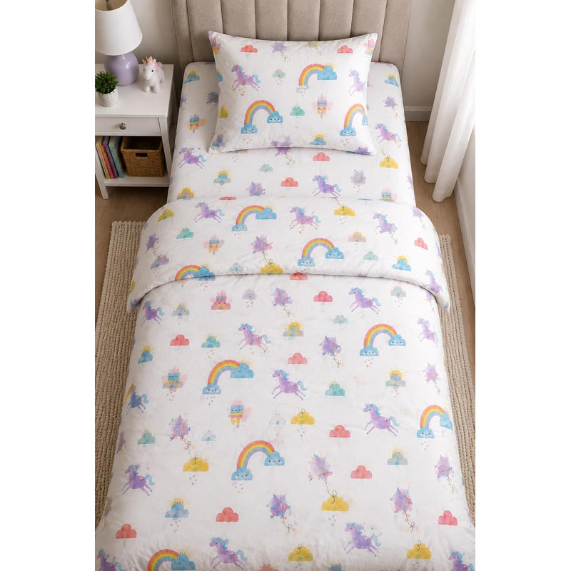 Microfiber Sheet Set, Queen Sheet Set with 2 Pillowcases