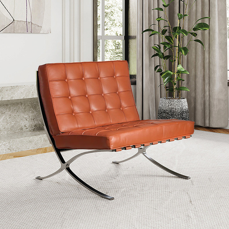 Méridienne pliable Mid-Century, Brun