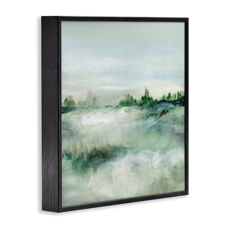 Giclée lointaine encadrée, design par Carol Robinson, Giclée encadrée noir minuit, H 24 po x l 24 po