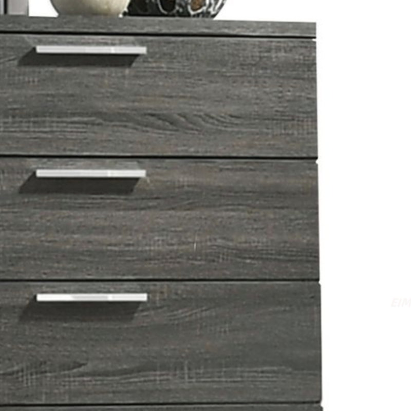 Commode en chêne gris Lantha